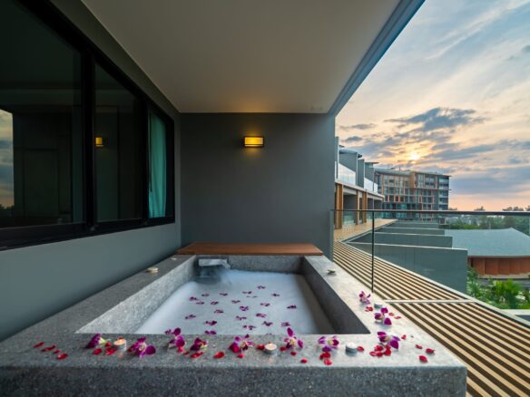 Sea-view Condo for sale with outdoor tub looking over Surin ID.23SU105