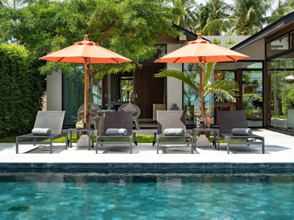 Koh Samui |  Beachfront Villa in Bangkao Beach ID.24KS5189