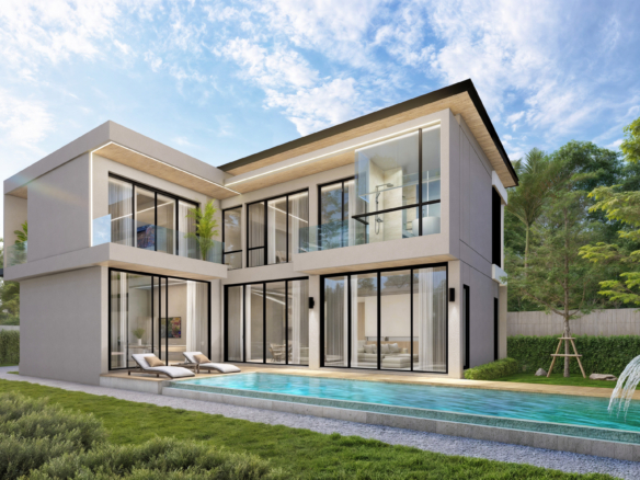 The Chapter Tropical Modern Pool Villa for Sale in Chalong